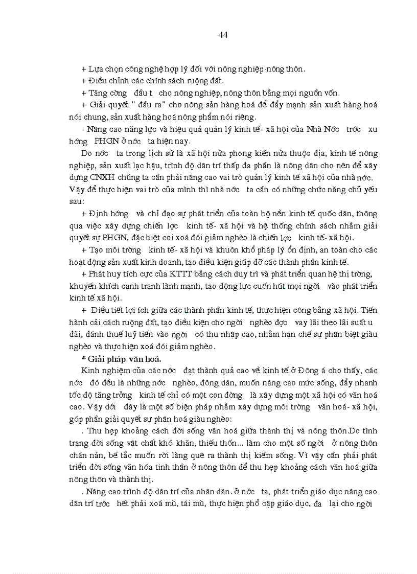 image for page Sự phân hoá giàu nghèo ở nước ta hiện nay