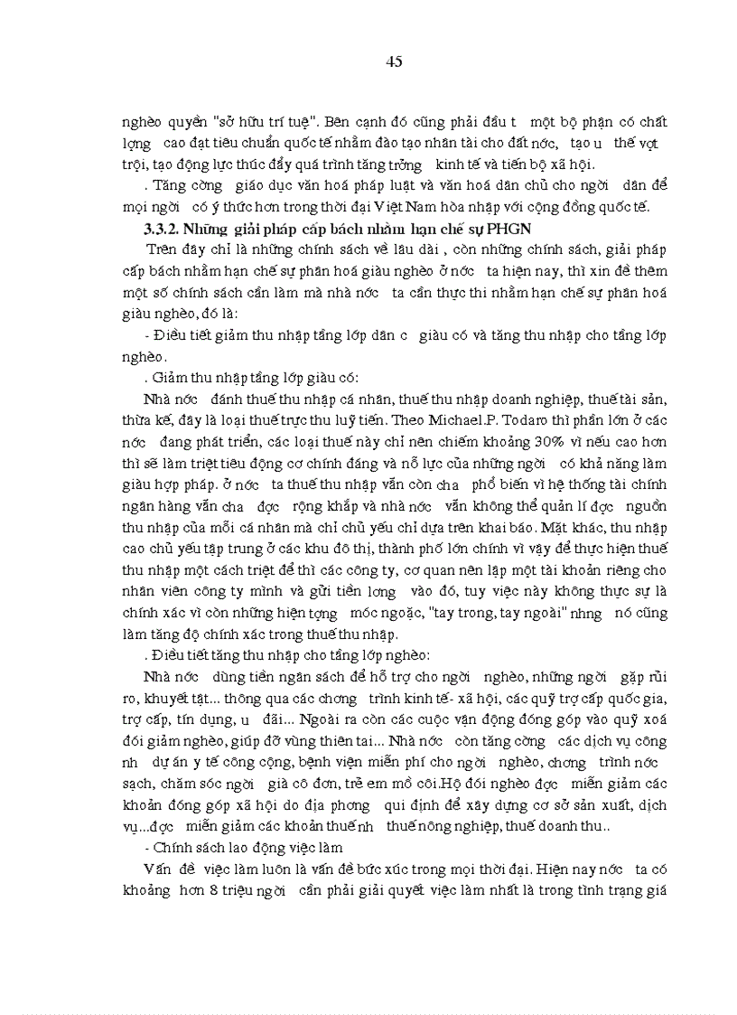 image for page Sự phân hoá giàu nghèo ở nước ta hiện nay