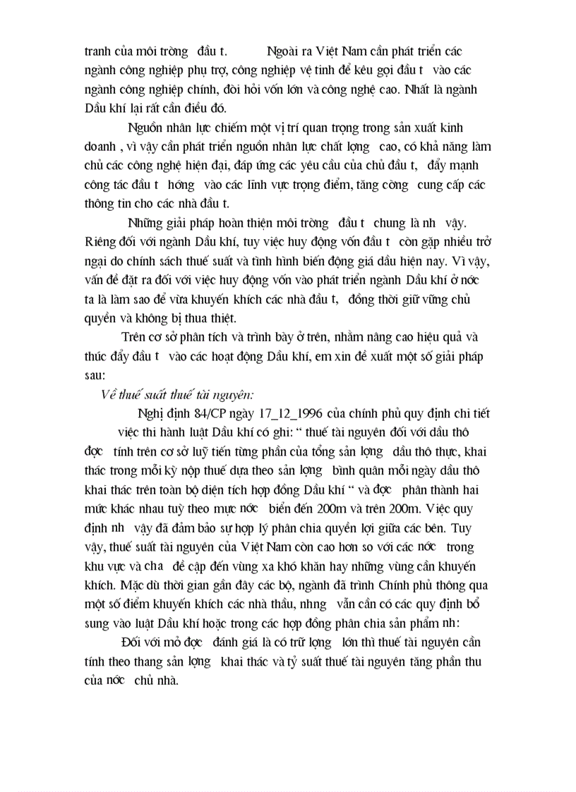 image for page Đầu tư và vấn đề huy động vốn đầu tư vào ngành Dầu khí Việt Nam