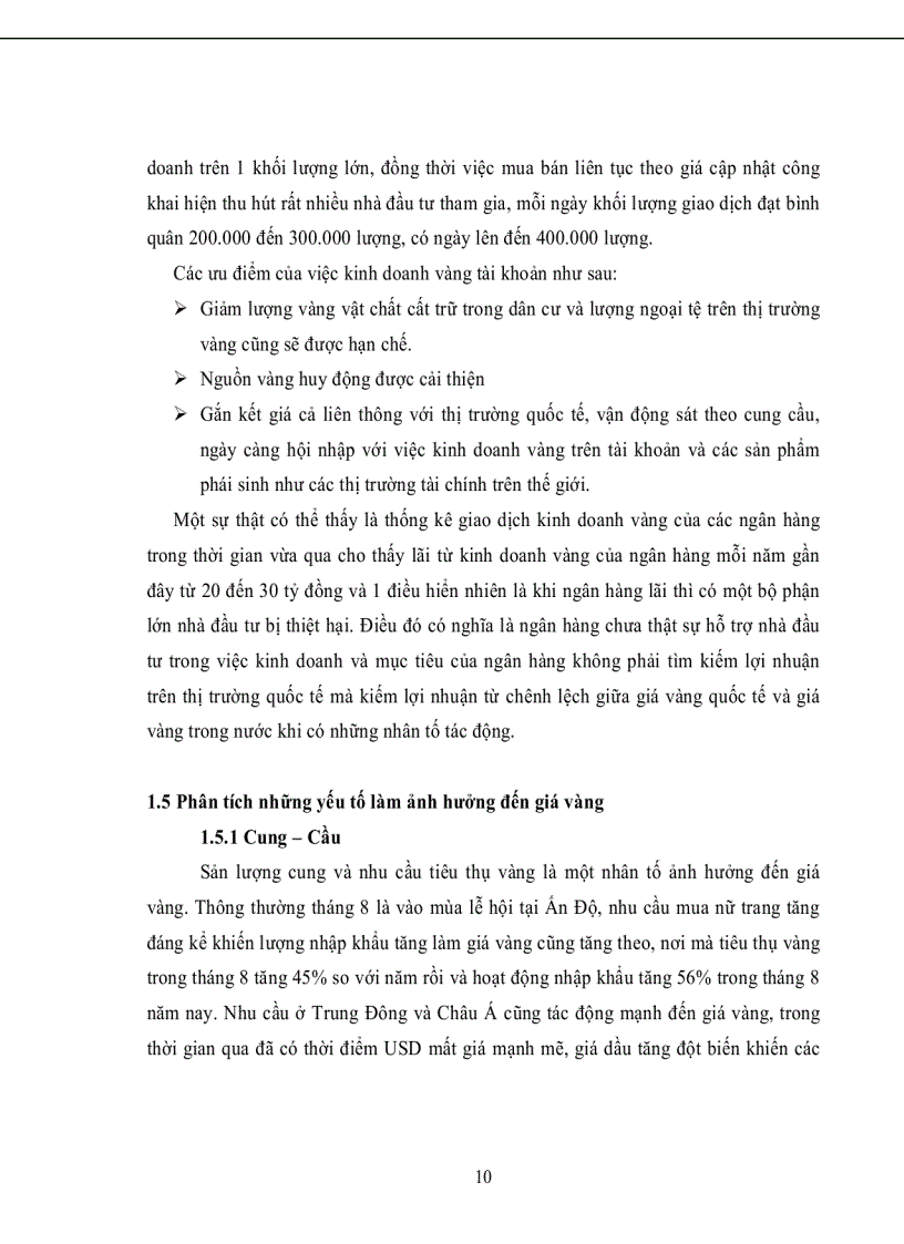 image for page Những nhân tố ảnh hưởng đến giá vàng và kinh doanh vàng trên thế giới và tại Việt Nam