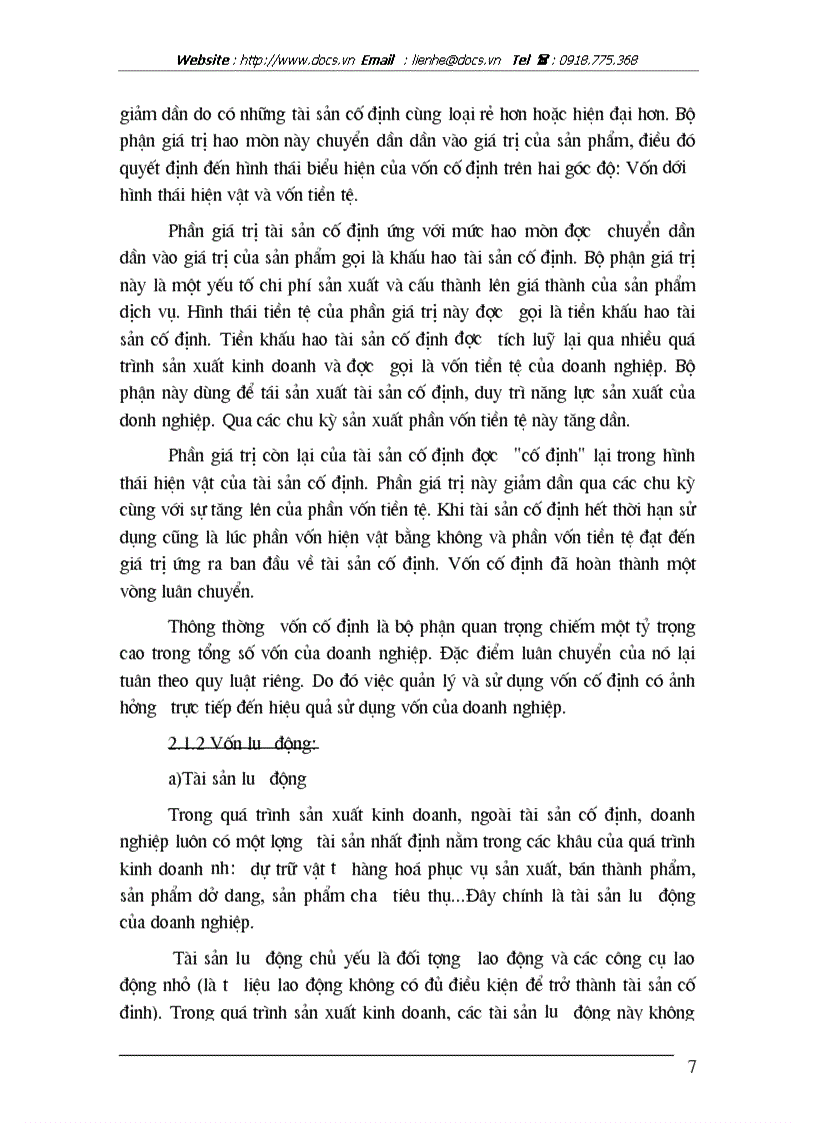 image for page Giải pháp nâng cao hiệu quả sử dụng vốn tại công ty Tây hồ Bộ Quốc phòng