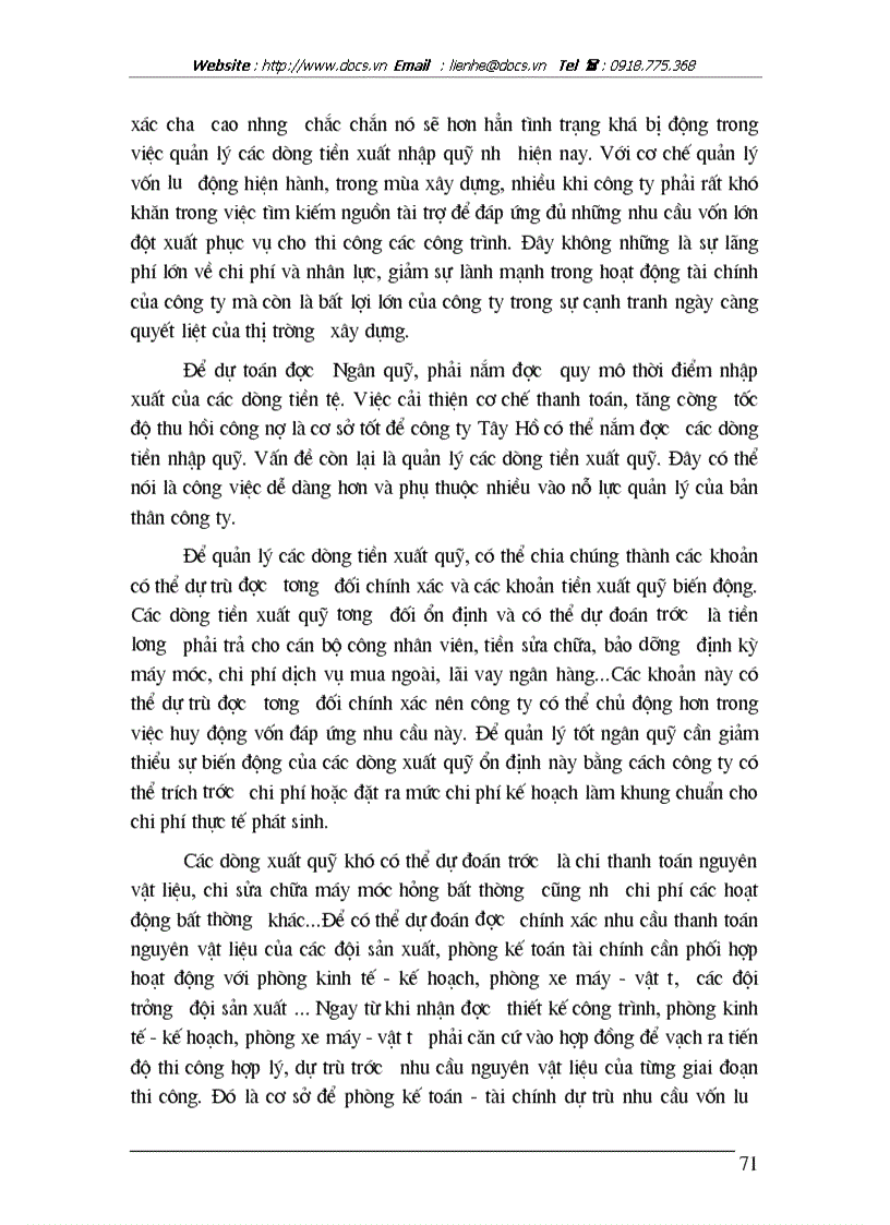 image for page Giải pháp nâng cao hiệu quả sử dụng vốn tại công ty Tây hồ Bộ Quốc phòng