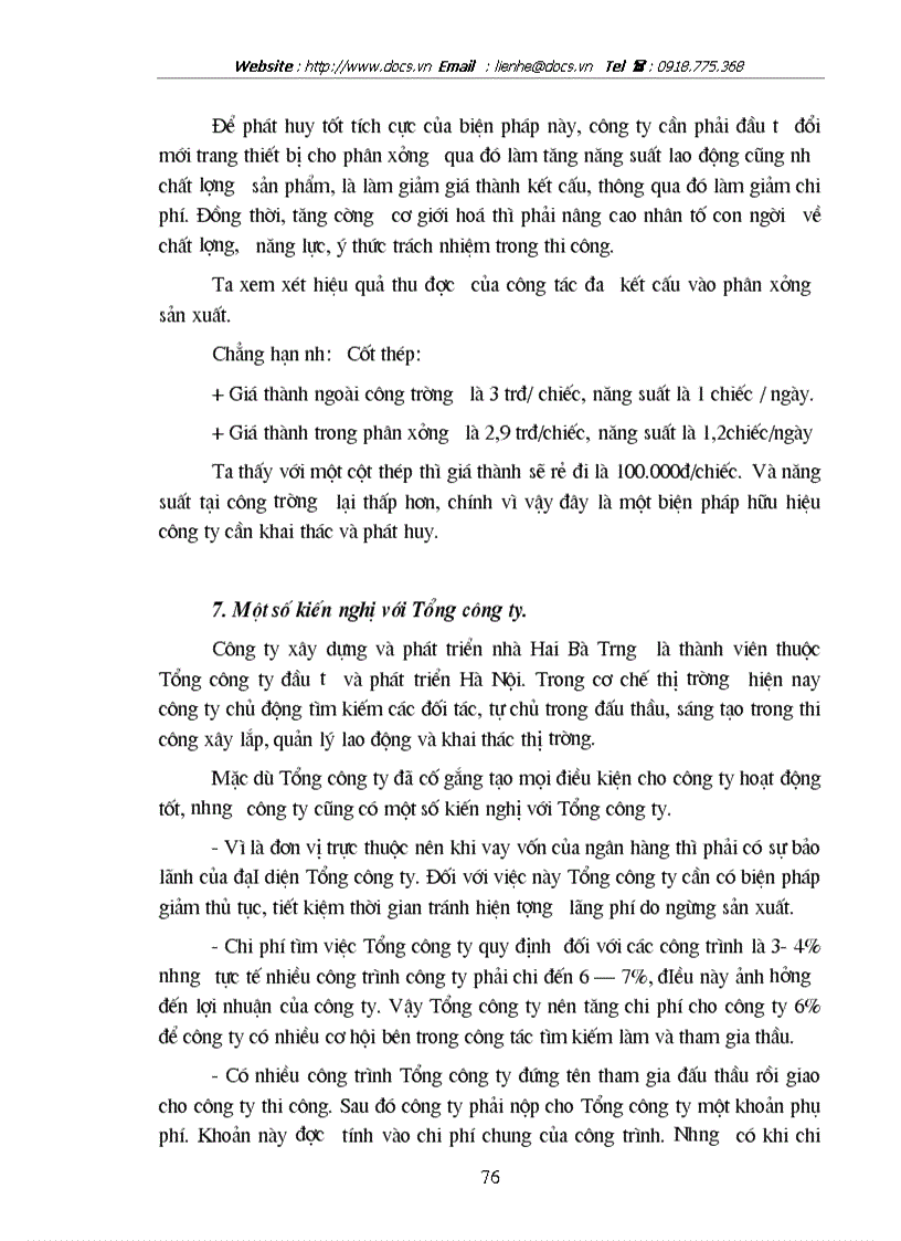 image for page Các giải pháp cơ bản góp phần hạ giá thành xây dựng công trình xây dựng ở Công ty xây dựng và phát triển nhà Hai Bà Trưng