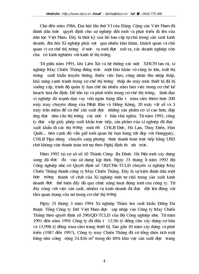 image for page Giải pháp thúc đẩy hoạt động kinh doanh xuất nhập khẩu của Công ty may Chiến Thắng