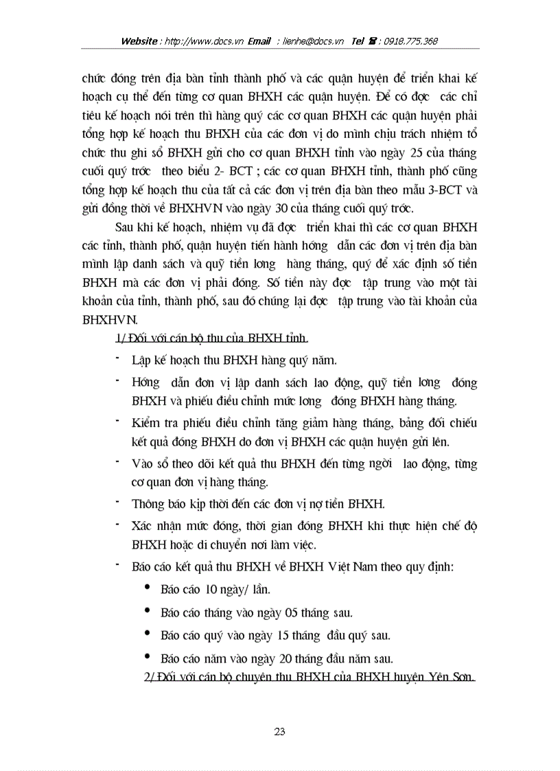 image for page Ông tác thu chi và quản lý quỹ BHXH Huyện Yên Sơn Tuyên Quang thời gian qua