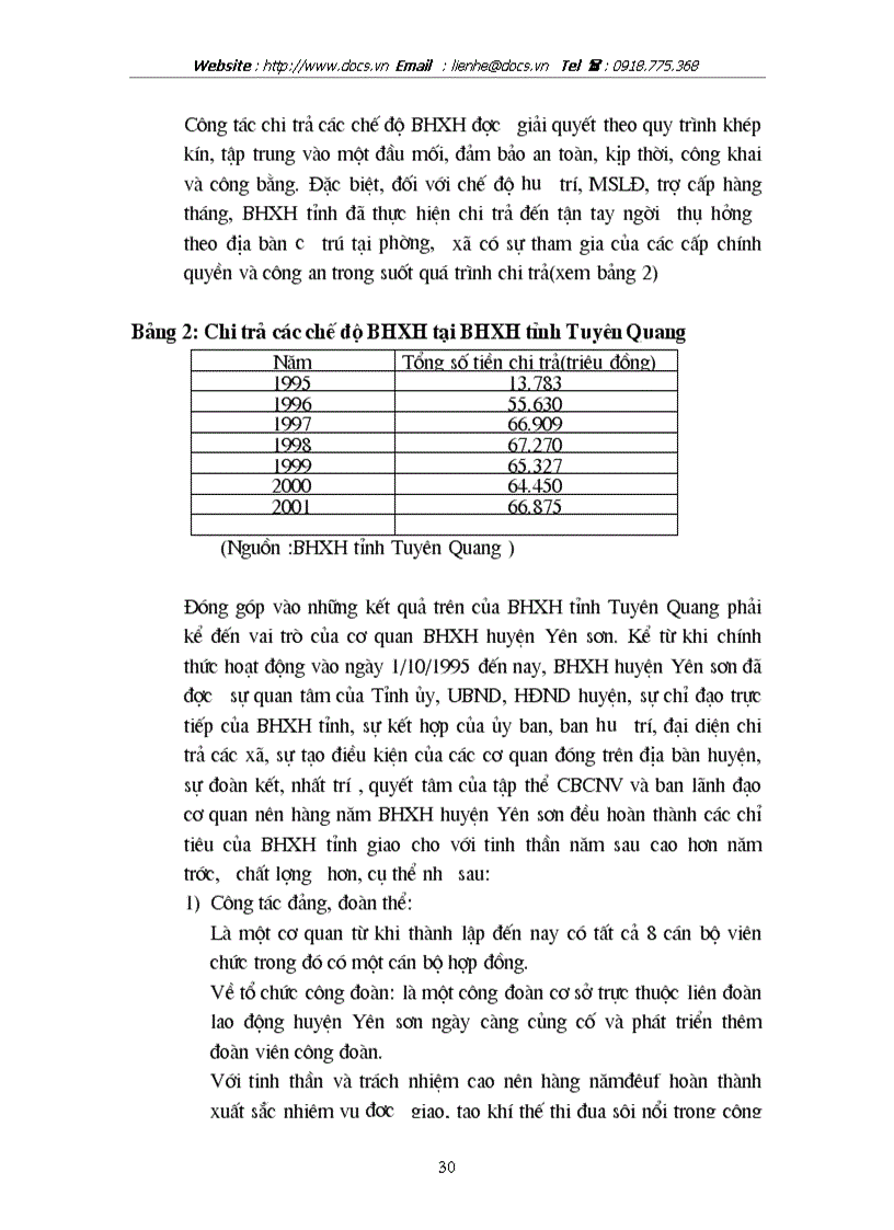 image for page Ông tác thu chi và quản lý quỹ BHXH Huyện Yên Sơn Tuyên Quang thời gian qua