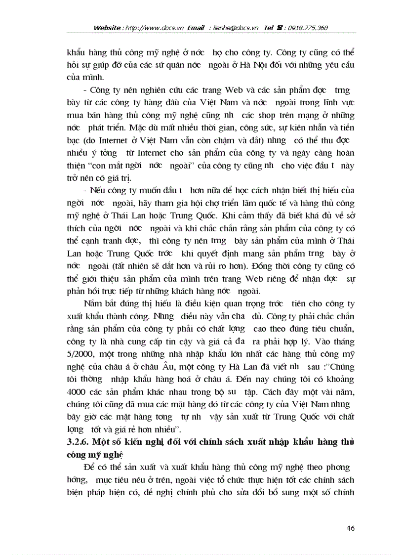 image for page Hoạt động xuất khẩu hàng thủ công mỹ nghệ tại Công ty mỹ thuật Trung ương