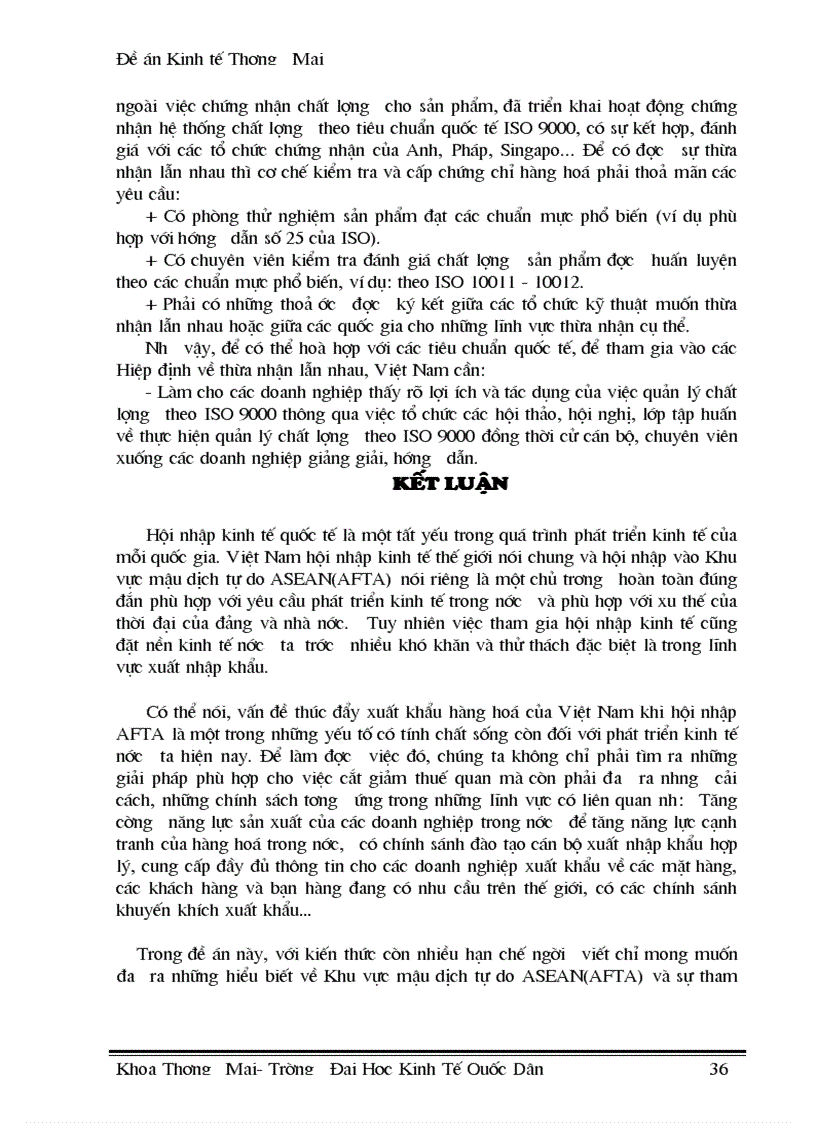 image for page Xuất khẩu hàng hoá của Việt Nam trong điều kiện thực hiện lộ trình AFTA CEPT