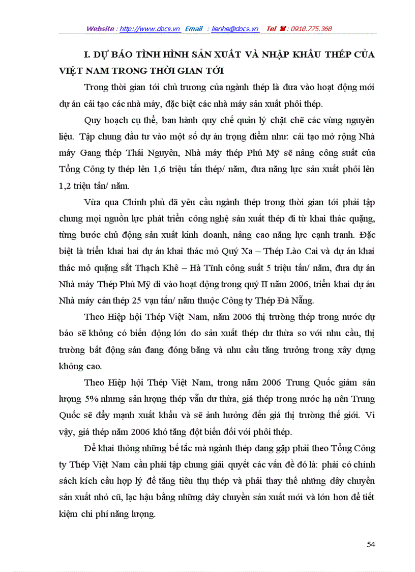 image for page Hoạt động nhập khẩu thép của Công ty Cổ phần Tổng Bách Hoá Bộ Thương mại Thực trạng và giải pháp