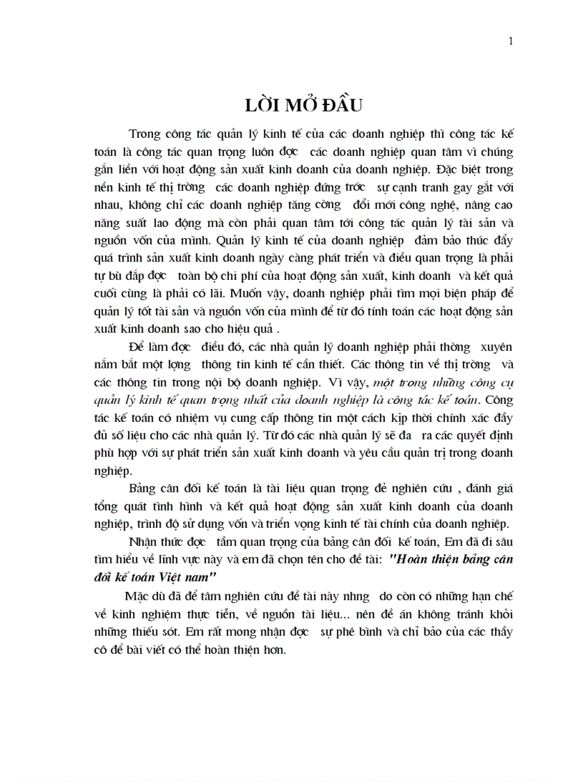 image for page Hoàn thiện bảng cân đối kế toán Việt nam