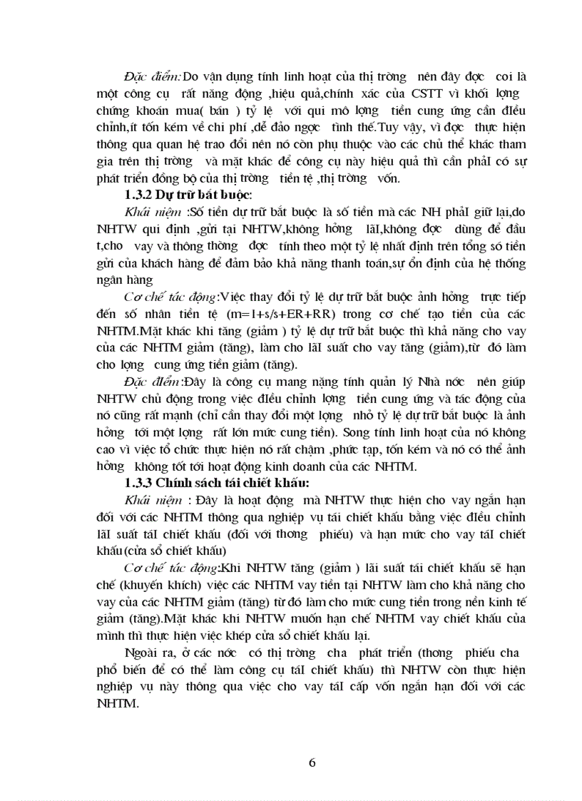 image for page Chính sách tiền tệ trong nền kinh tế thị trường