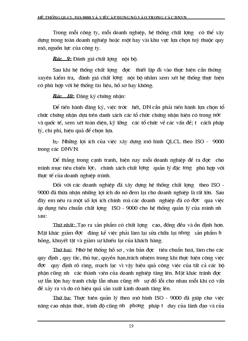 image for page Tiêu chuẩn ISO 9000 và việc áp dụng nó vào trong các doanh nghiệp Việt Nam
