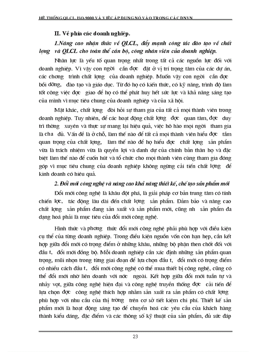 image for page Tiêu chuẩn ISO 9000 và việc áp dụng nó vào trong các doanh nghiệp Việt Nam