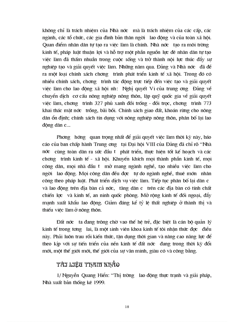 image for page Thất nghiệp và việc làm ở Việt Nam