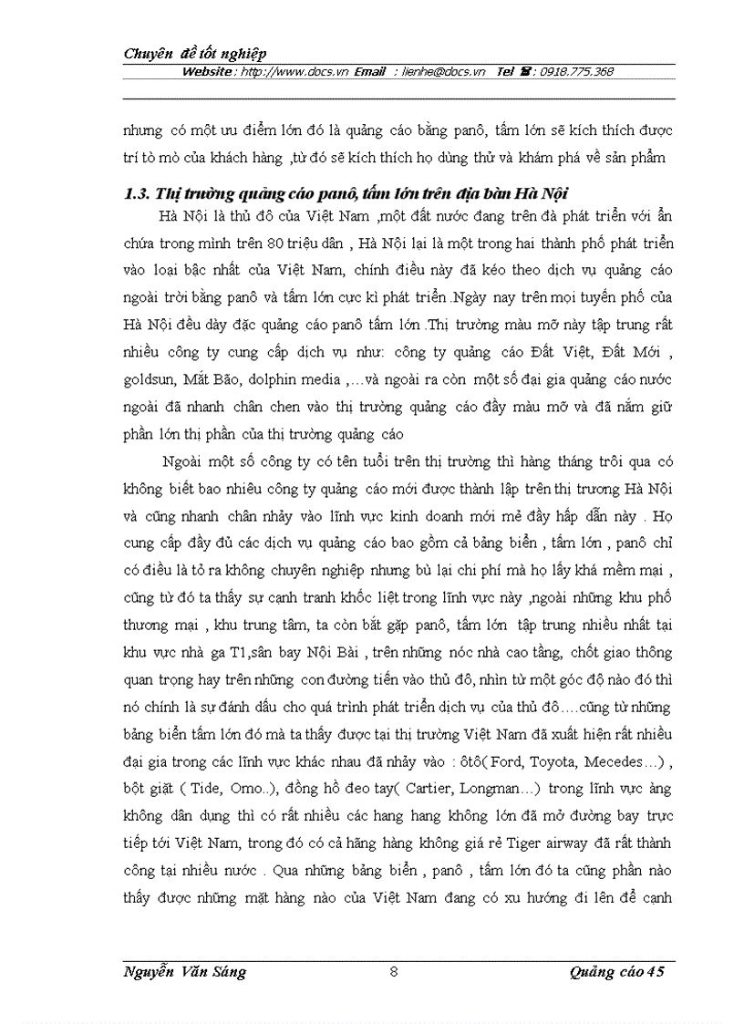 image for page Hoạt động quảng cáo panô tấm lớn của công ty quảng cáo Bỡnh Minh thực trạng và giải pháp