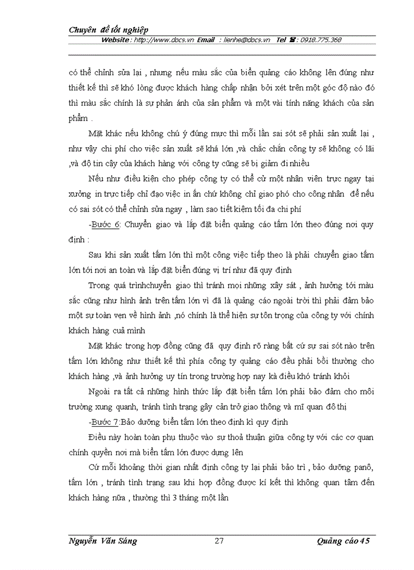 image for page Hoạt động quảng cáo panô tấm lớn của công ty quảng cáo Bỡnh Minh thực trạng và giải pháp