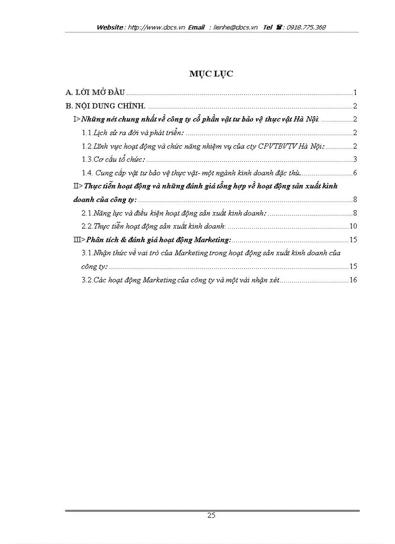 image for page Tại Công ty Cổ Phần vật tư bảo vệ thực vật Hà Nội