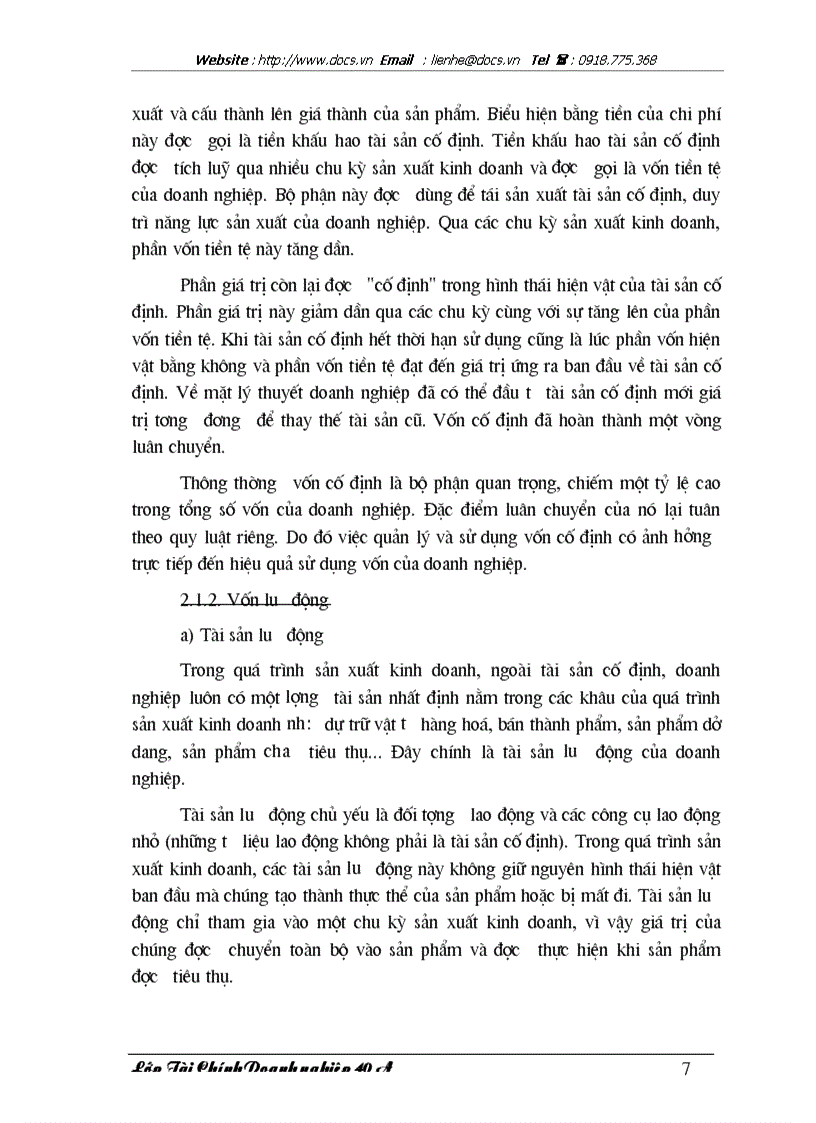 image for page Giải pháp nâng cao hiệu quả sử dụng vốn tại Công ty Tây Hồ Bộ Quốc phòng