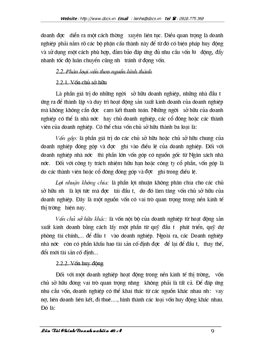 image for page Giải pháp nâng cao hiệu quả sử dụng vốn tại Công ty Tây Hồ Bộ Quốc phòng