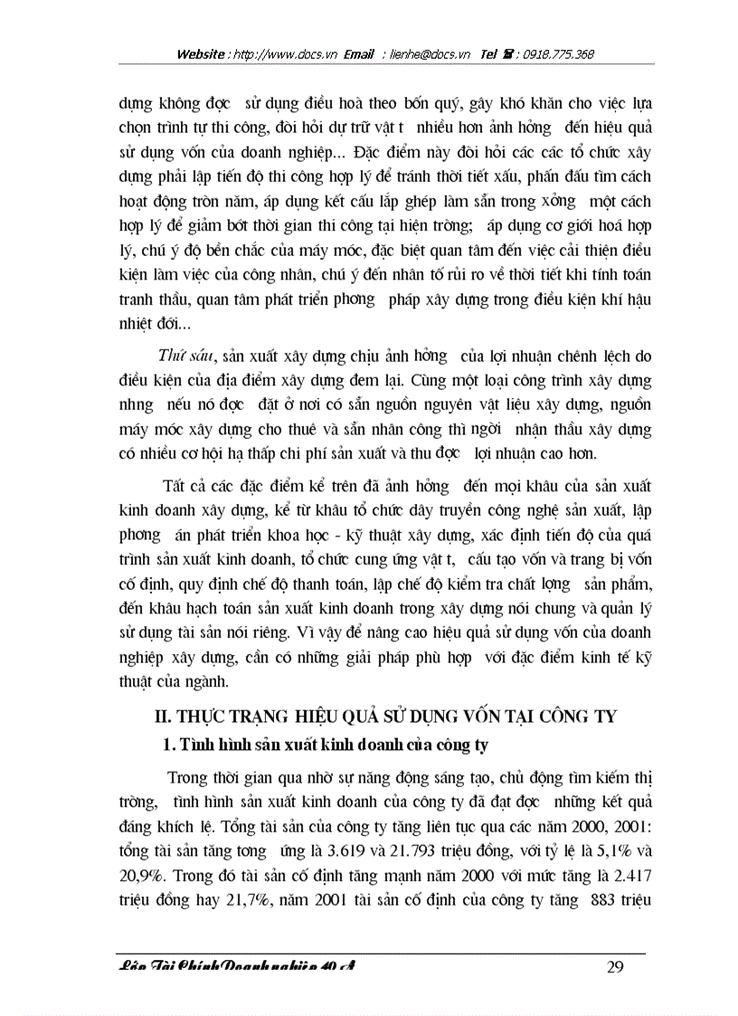 image for page Giải pháp nâng cao hiệu quả sử dụng vốn tại Công ty Tây Hồ Bộ Quốc phòng