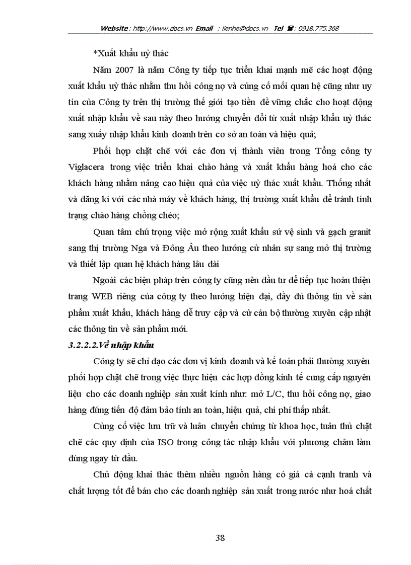 image for page Tại công ty cổ phần xuất nhập khẩu Viglacera