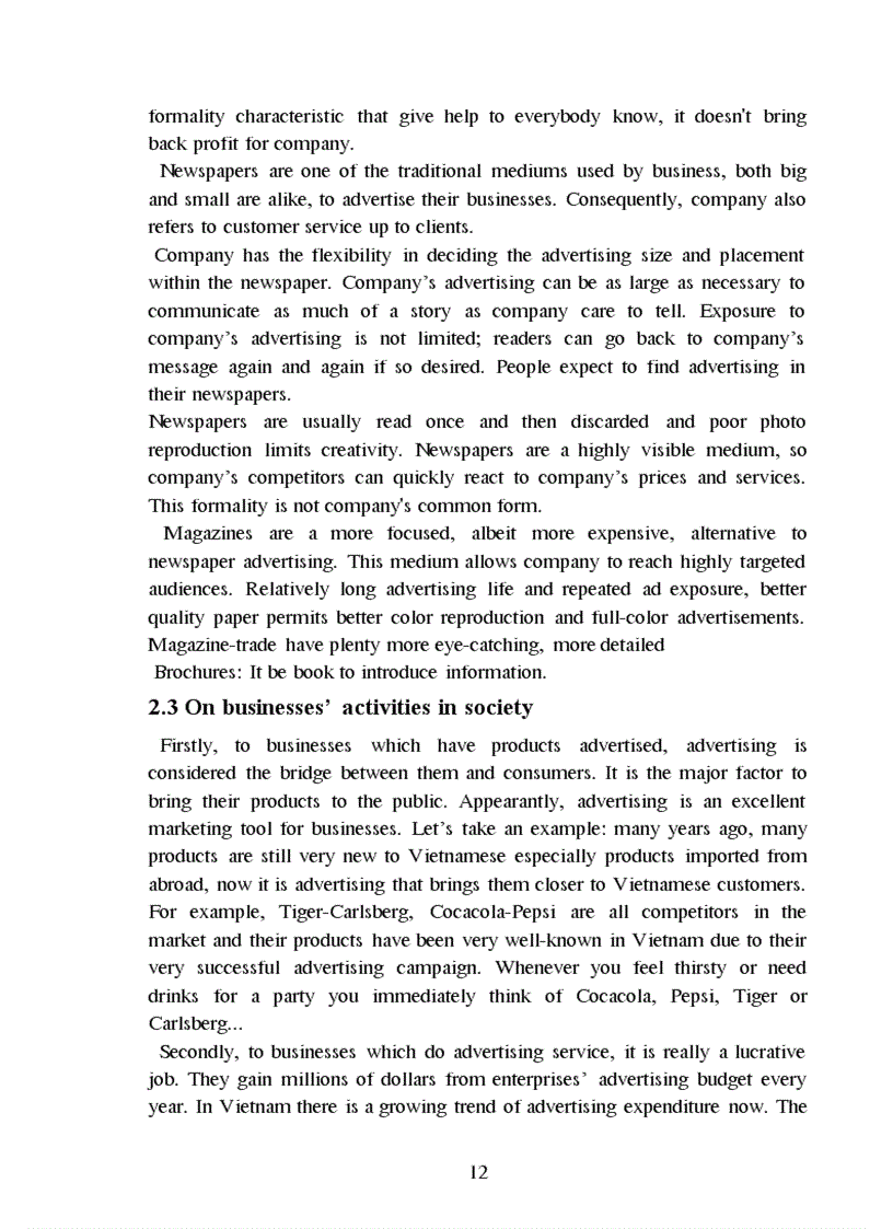 image for page Advertising methods of construction investment and technology import export join stock company