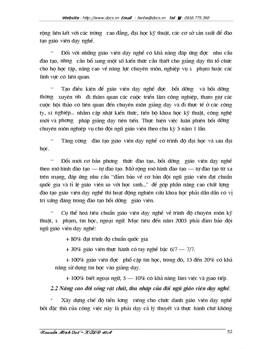 image for page 1số ý kiến về công tác dạy nghề của trường dạy nghề và trung tâm dạy nghề