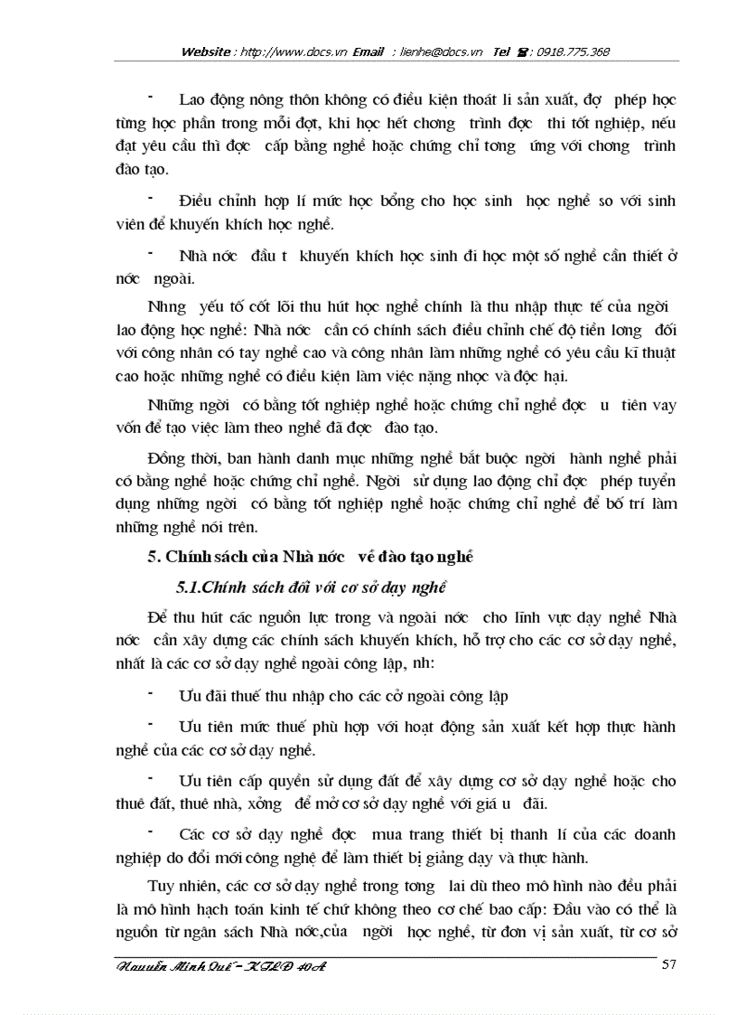 image for page 1số ý kiến về công tác dạy nghề của trường dạy nghề và trung tâm dạy nghề