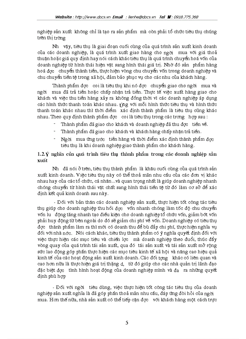 image for page Hoàn thiện kế toán tiêu thụ thành phẩm và xác định kết quả tiêu thụ thành phẩm tại công ty tnhh thép nam đô