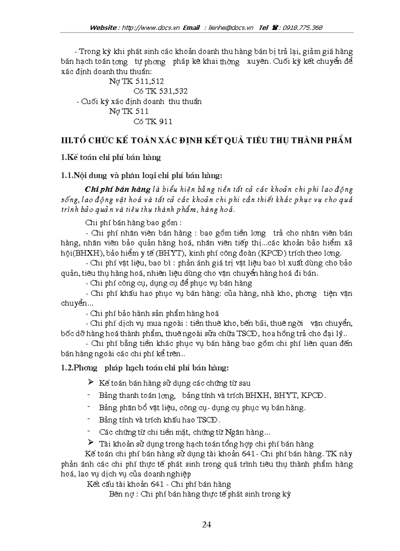 image for page Hoàn thiện kế toán tiêu thụ thành phẩm và xác định kết quả tiêu thụ thành phẩm tại công ty tnhh thép nam đô
