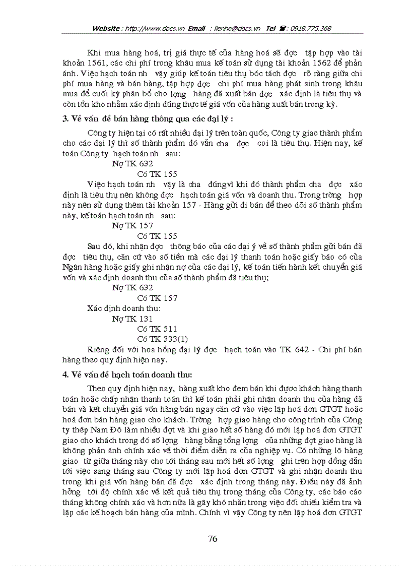 image for page Hoàn thiện kế toán tiêu thụ thành phẩm và xác định kết quả tiêu thụ thành phẩm tại công ty tnhh thép nam đô