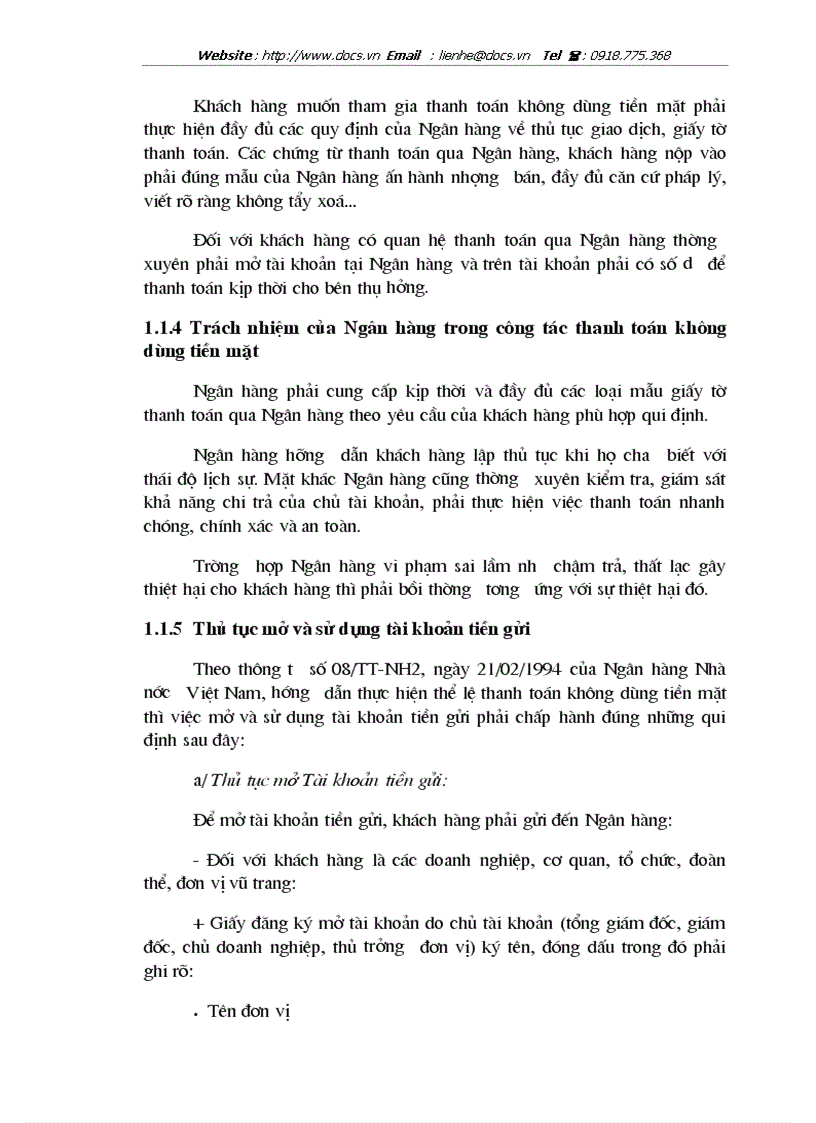 image for page Giải pháp mở rộng và hoàn thiện công tác thanh toán không dùng tiền mặt tại chi nhánh Ngân hàng Công thương Đống Đa