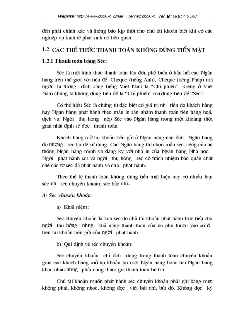 image for page Giải pháp mở rộng và hoàn thiện công tác thanh toán không dùng tiền mặt tại chi nhánh Ngân hàng Công thương Đống Đa