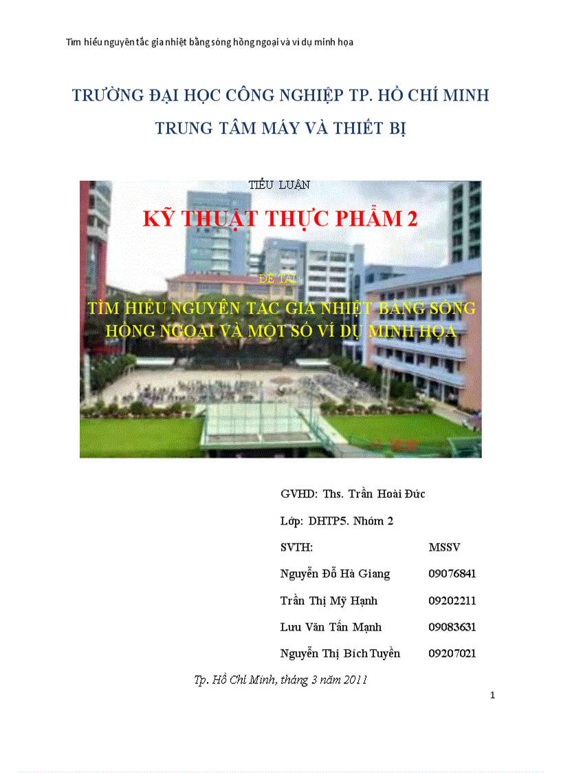 image for page Tìm hiểu nguyên tắc gia nhiệt bằng sóng hồng ngoại và ví dụ minh họa