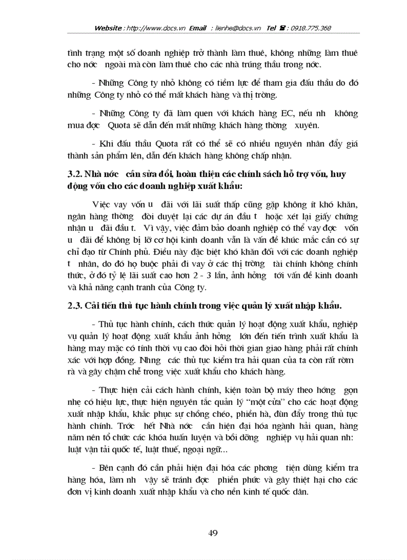 image for page Giải pháp thúc đẩy hoạt động kinh doanh xuất nhập khẩu của Công ty may Chiến Thắng