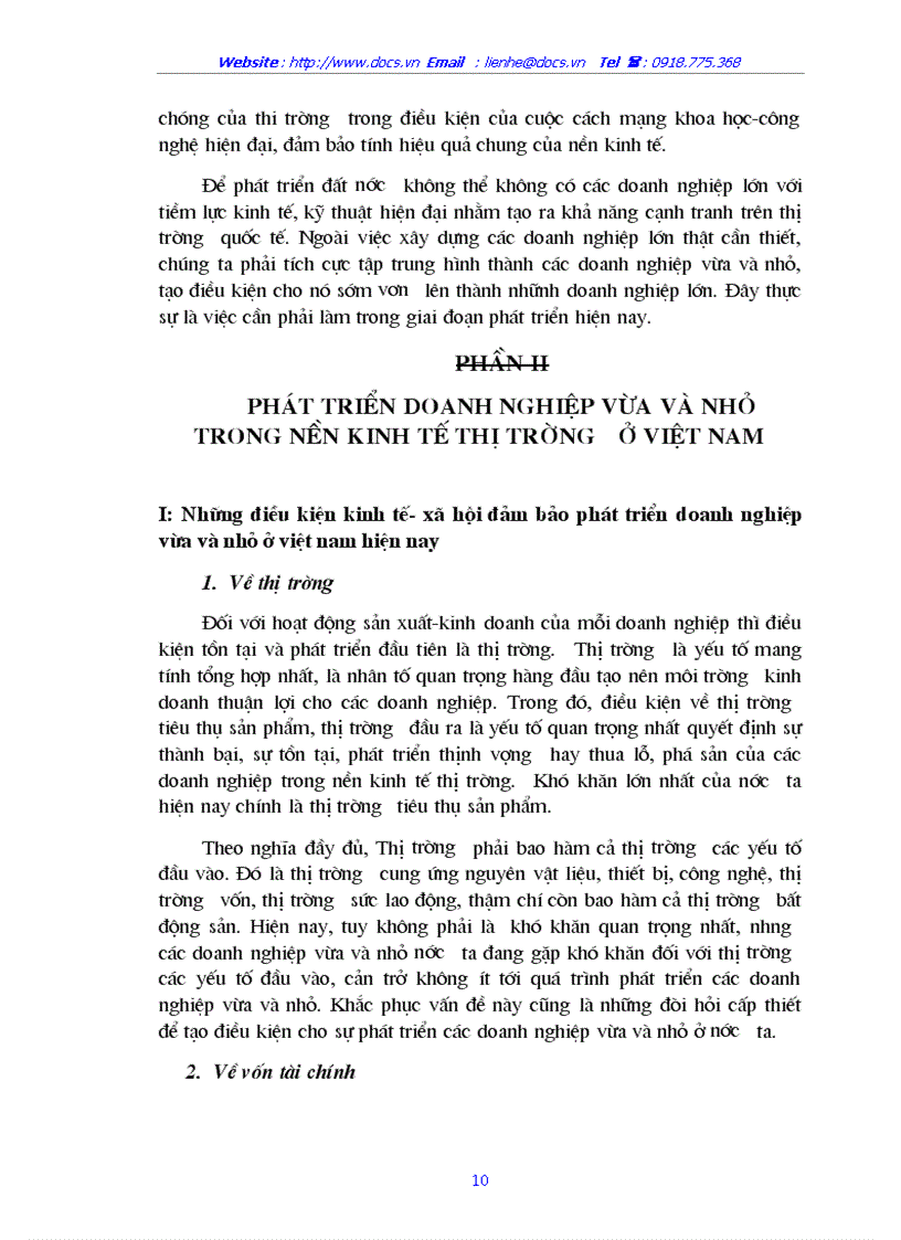 image for page Phát triển doanh nghiệp vừa và nhỏ trong nền kinh tế thị trướng ở Việt Nam