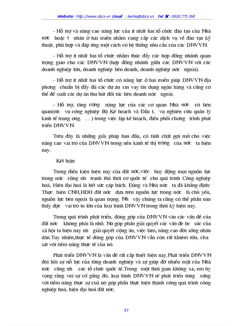 image for page Phát triển doanh nghiệp vừa và nhỏ trong nền kinh tế thị trướng ở Việt Nam