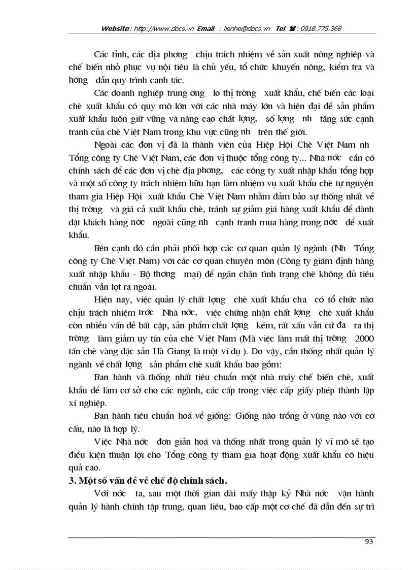 image for page Phương hướng và giải pháp nhằm đẩy mạnh hoạt động xuất khẩu chè tại Tổng Công Ty chè Việt Nam