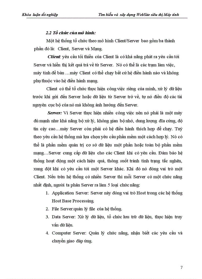 image for page Tìm hiểu và xây dựng WebSite siêu thị Máy tính