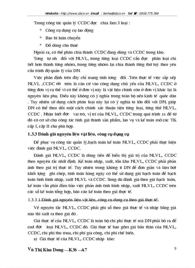 image for page Kế toán nguyên liệu vật liệu vật liệu và công cụ dụng cụ tại công ty Thương Mại Xây Dựng Bạch Đằng