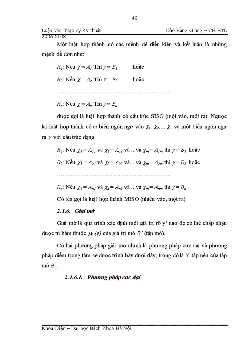 image for page Ứng dụng lý thuyết tập mờ giải quyết bài toán tối ưu hóa bù công suất phản kháng trong lưới phân phối