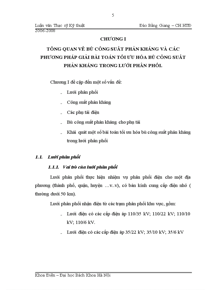 image for page Ứng dụng lý thuyết tập mờ giải quyết bài toán tối ưu hóa bù công suất phản kháng trong lưới phân phối