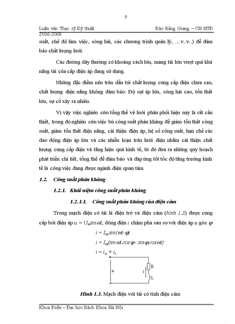 image for page Ứng dụng lý thuyết tập mờ giải quyết bài toán tối ưu hóa bù công suất phản kháng trong lưới phân phối