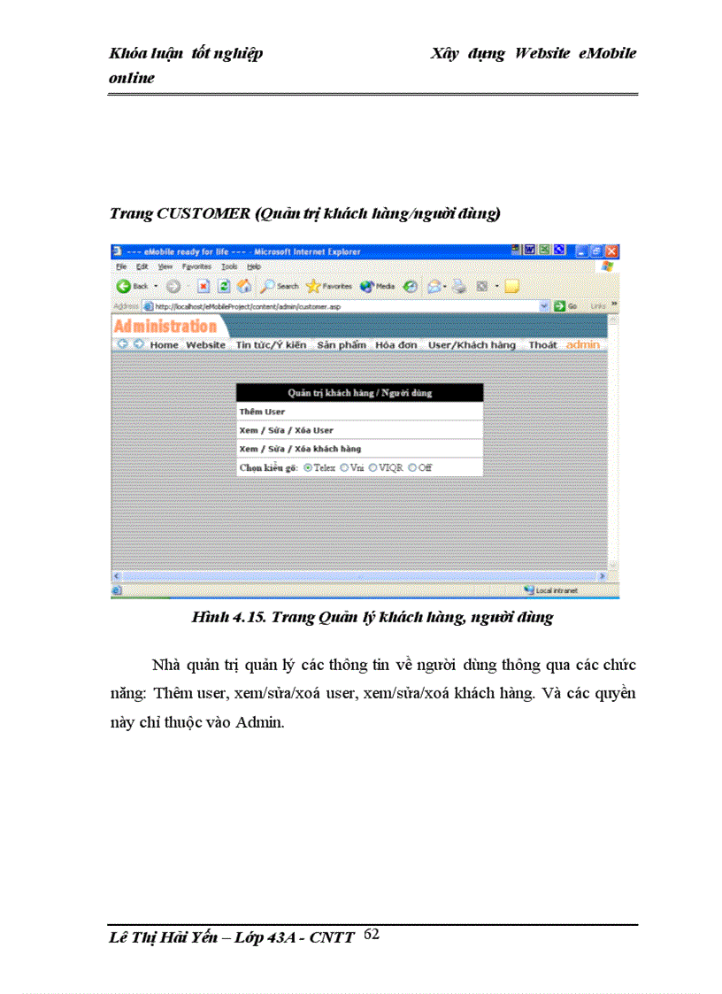 image for page Xây dựng website eMobile online