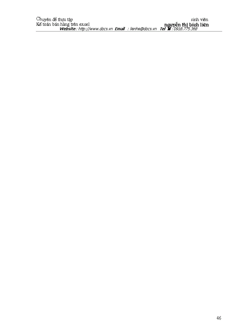 image for page Phân tích thiết kế CSDL của phân hệ kế toán bán hàng