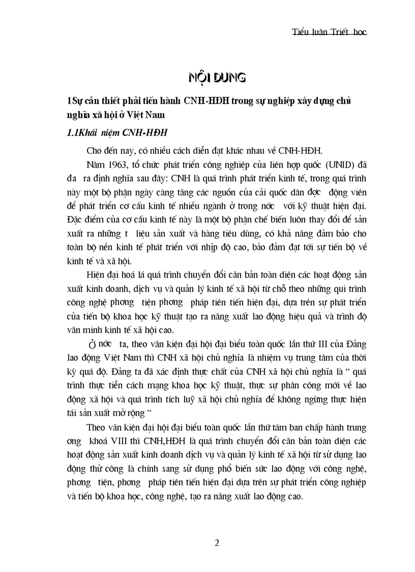 image for page CNH HĐH và vai trò của nó trong sự nghiệp xây dựng chủ nghĩa xã hội ở nước ta