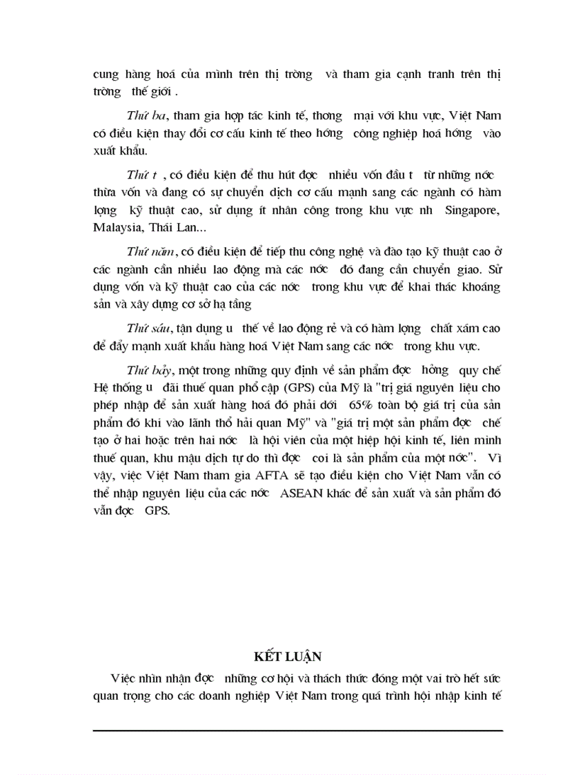 image for page Cơ hội và thách thức của các doanh nghiệp Việt Nam trong quá trình hội nhập kinh tế quốc tế hiện nay