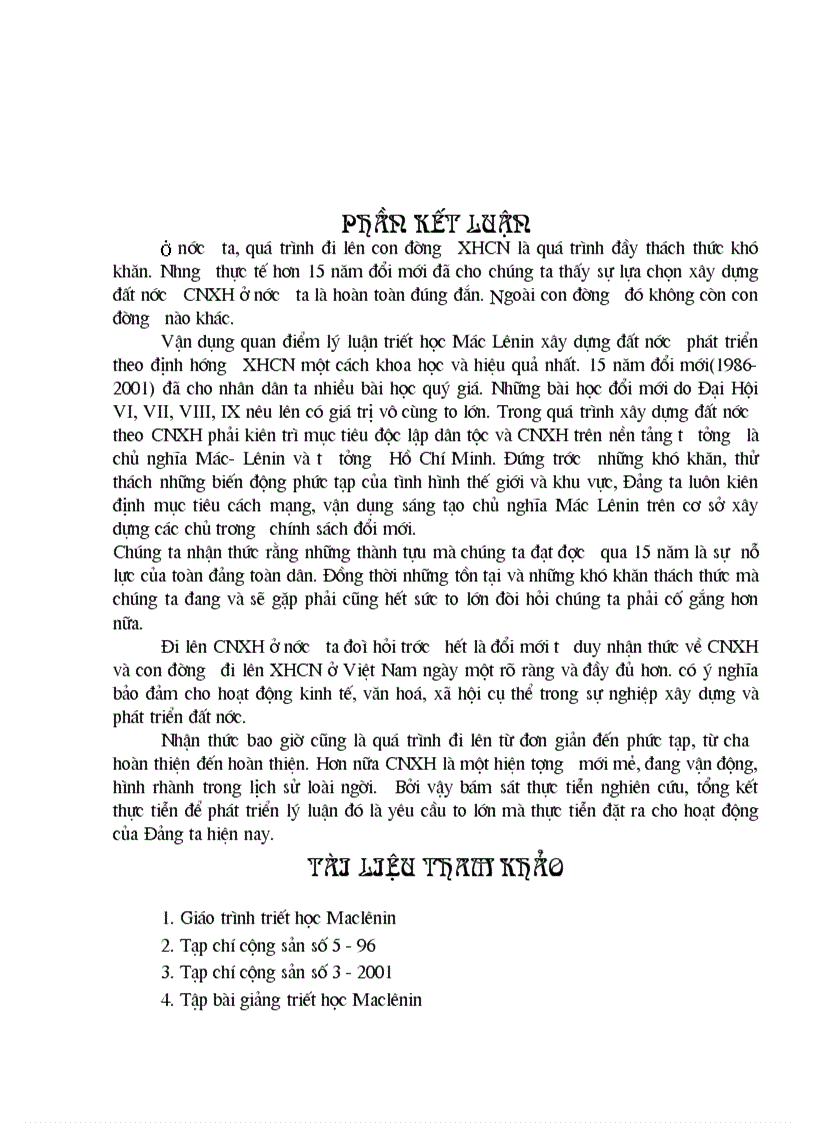 image for page Quá trình đi lên CNXH ở nước ta thực trạng và giải pháp