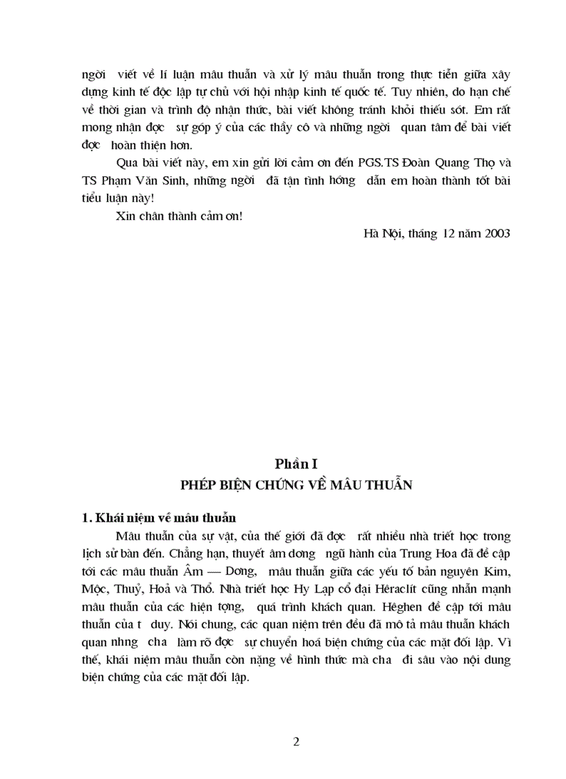 image for page Phép biện chứng về mâu thuẫn và việc phân tích mâu thuẫn giữa xây dựng kinh tế độc lập tự chủ với hội nhập kinh tế quốc tế