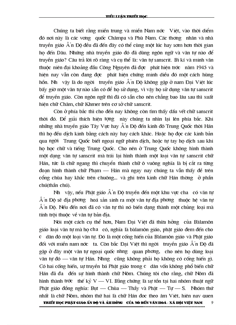 image for page Về triết học phật giáo của Ấn Độ